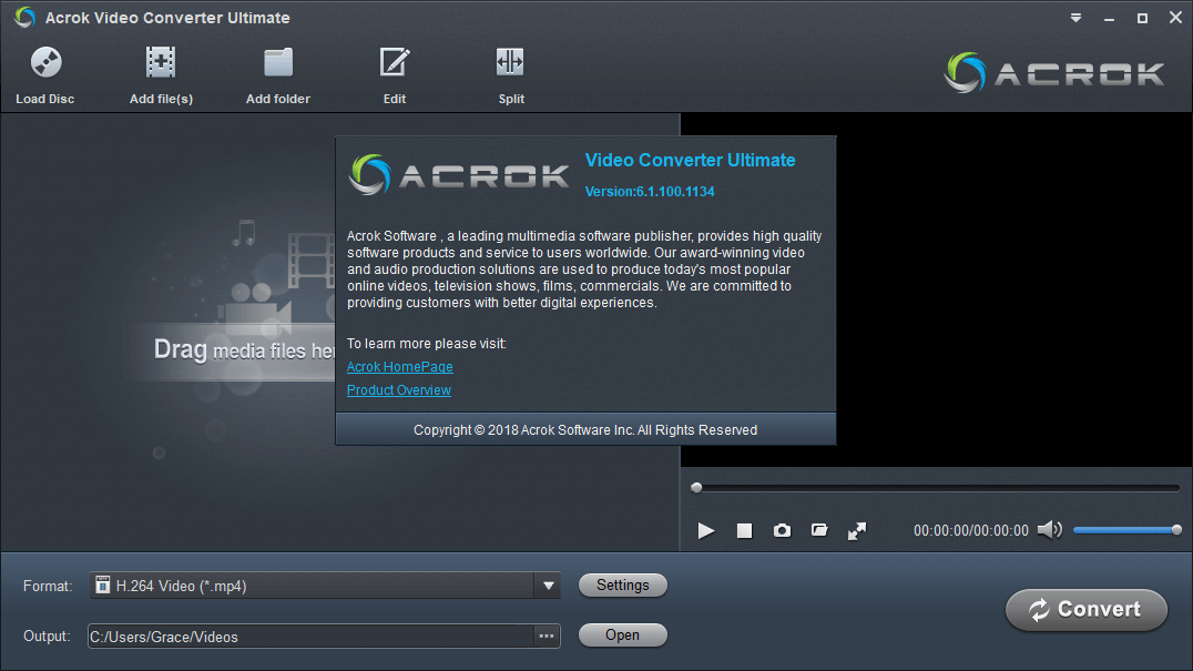 acrok video converter ultimate serial key